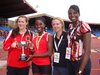 ESAA BIRMINGHAM 2010 Senior Girls & Charlotte with Donna Fraser 002