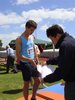 Lord Sebastian Coe presenting certificates 002