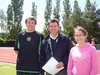 Lord Sebastian Coe with Georgina and Dan